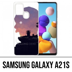 Samsung Galaxy A21s Case - Walking Dead Shadow Zombies