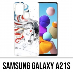 Samsung Galaxy A21s Case - Wonder Woman Art