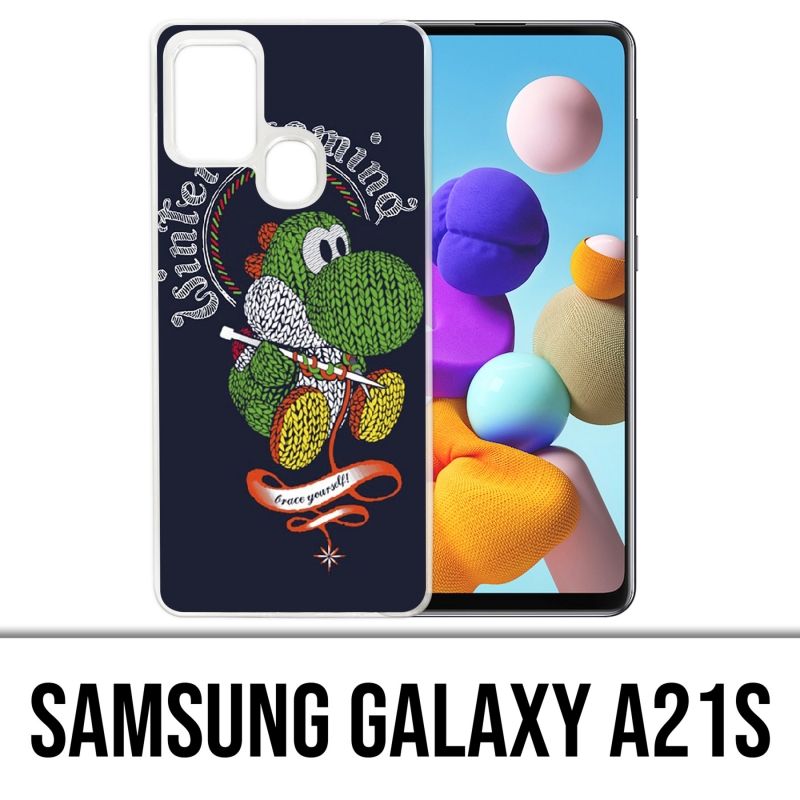 Coque Samsung Galaxy A21s - Yoshi Winter Is Coming