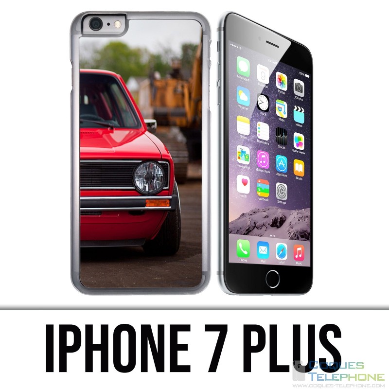 Coque iPhone 7 PLUS - Vw Golf Vintage