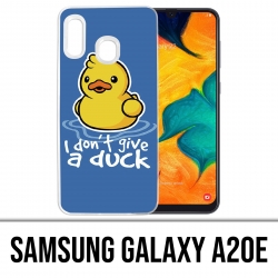 Samsung Galaxy A20e Case - I Dont Give A Duck