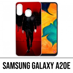 Samsung Galaxy A20e Case - Lucifer Wings Wall