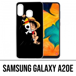 Samsung Galaxy A20e Case - One Piece Baby Ruffy Flag