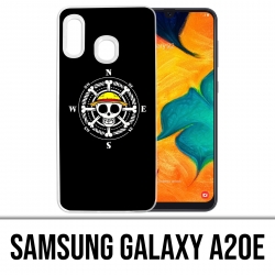 Coque Samsung Galaxy A20e - One Piece Logo Boussole