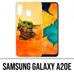 Coque Samsung Galaxy A20e - Star Wars Baby Yoda Fanart