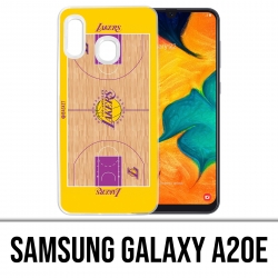 Samsung Galaxy A20e Case - Besketball Lakers Nba Field