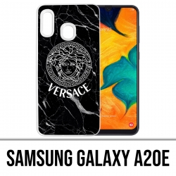 Custodia per Samsung Galaxy A20e - Versace Black Marble