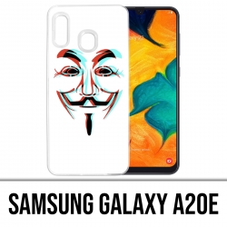 Coque Samsung Galaxy A20e - Anonymous 3D