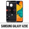 Coque Samsung Galaxy A20e - Appareil Photo Vintage Noir