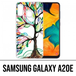 Samsung Galaxy A20e Case - Mehrfarbiger Baum