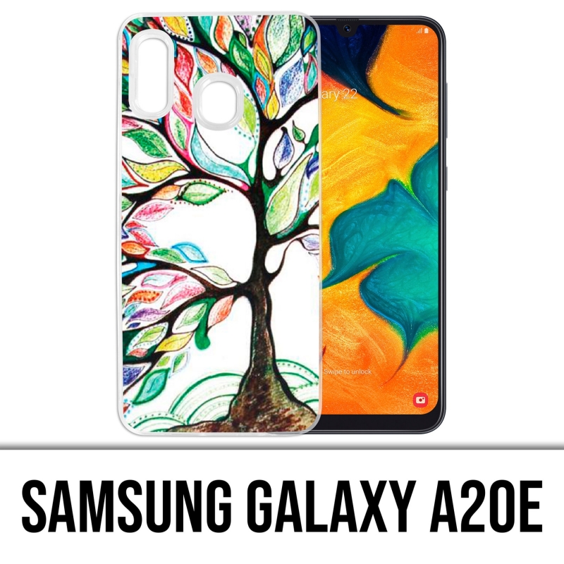Coque Samsung Galaxy A20e - Arbre Multicolore