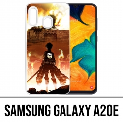 Samsung Galaxy A20e Case - Attak-On-Titan-Poster