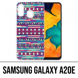 Custodia per Samsung Galaxy A20e - Rosa azteco