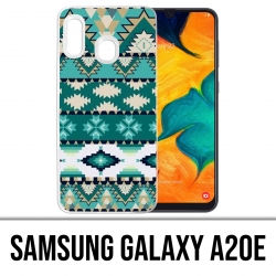 Samsung Galaxy A20e Case - Green Aztec