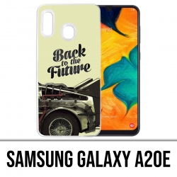 Coque Samsung Galaxy A20e - Back To The Future Delorean 2
