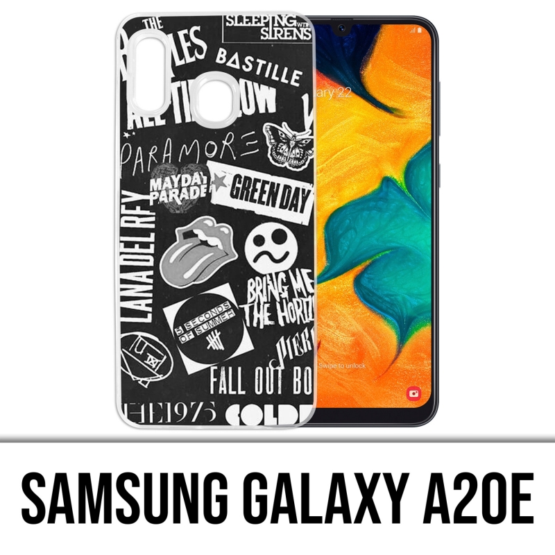 Custodia per Samsung Galaxy A20e - Distintivo Rock
