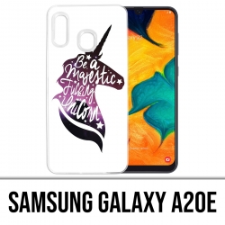 Custodia Samsung Galaxy A20e - Sii un maestoso unicorno