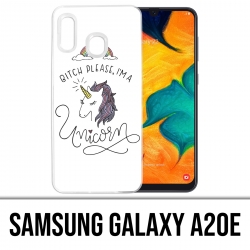 Funda Samsung Galaxy A20e - Bitch Please Unicorn Unicorn