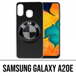 Carcasa Samsung Galaxy A20e - Bmw Logo Carbon
