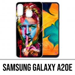 Custodia per Samsung Galaxy A20e - Bowie multicolore