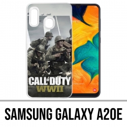 Custodia per Samsung Galaxy A20e - Personaggi Call Of Duty Ww2