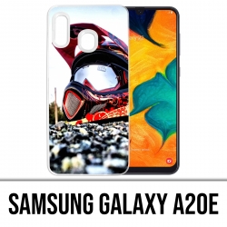 Custodia per Samsung Galaxy A20e - Casco Moto Cross