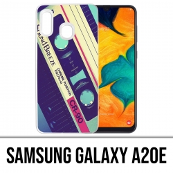 Custodia per Samsung Galaxy A20e - Audio Cassetta Sound Breeze