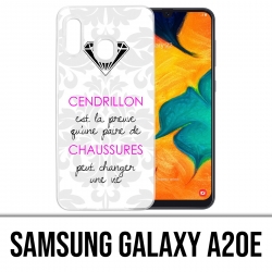 Custodia per Samsung Galaxy A20e - Citazione di Cenerentola
