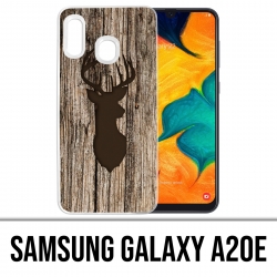 Coque Samsung Galaxy A20e - Cerf Bois