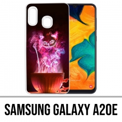Samsung Galaxy A20e Case - Alice In Wonderland Mug Cat