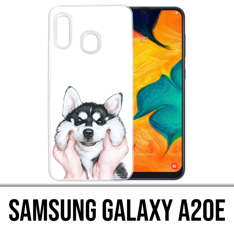 Samsung Galaxy A20e Case - Husky Cheek Dog