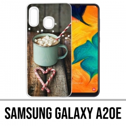 Custodia per Samsung Galaxy A20e - Marshmallow al cioccolato caldo