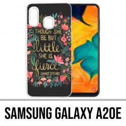 Samsung Galaxy A20e Case - Shakespeare Zitat