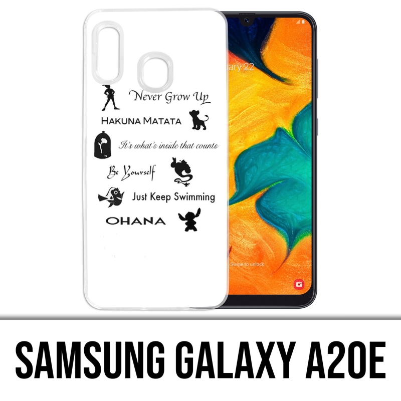 Coque Samsung Galaxy A20e - Citations Disney
