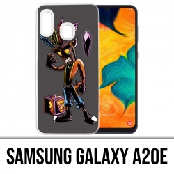 Custodia per Samsung Galaxy A20e - Maschera Crash Bandicoot