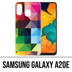 Samsung Galaxy A20e Case - Cubes-Multicolors