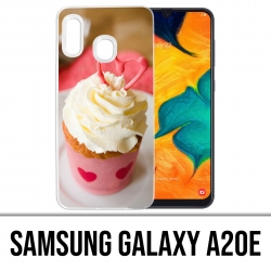 Custodia per Samsung Galaxy A20e - Cupcake Rosa