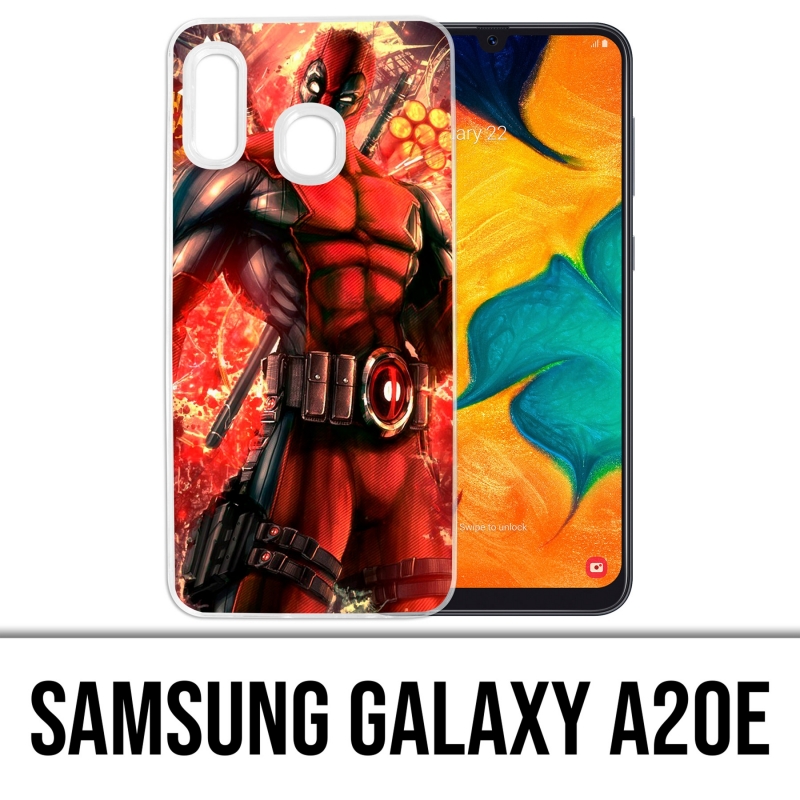 Funda Samsung Galaxy A20e - Cómic de Deadpool