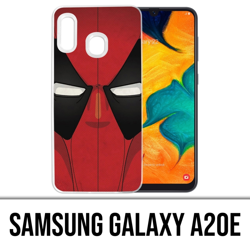 Custodia per Samsung Galaxy A20e - Maschera Deadpool