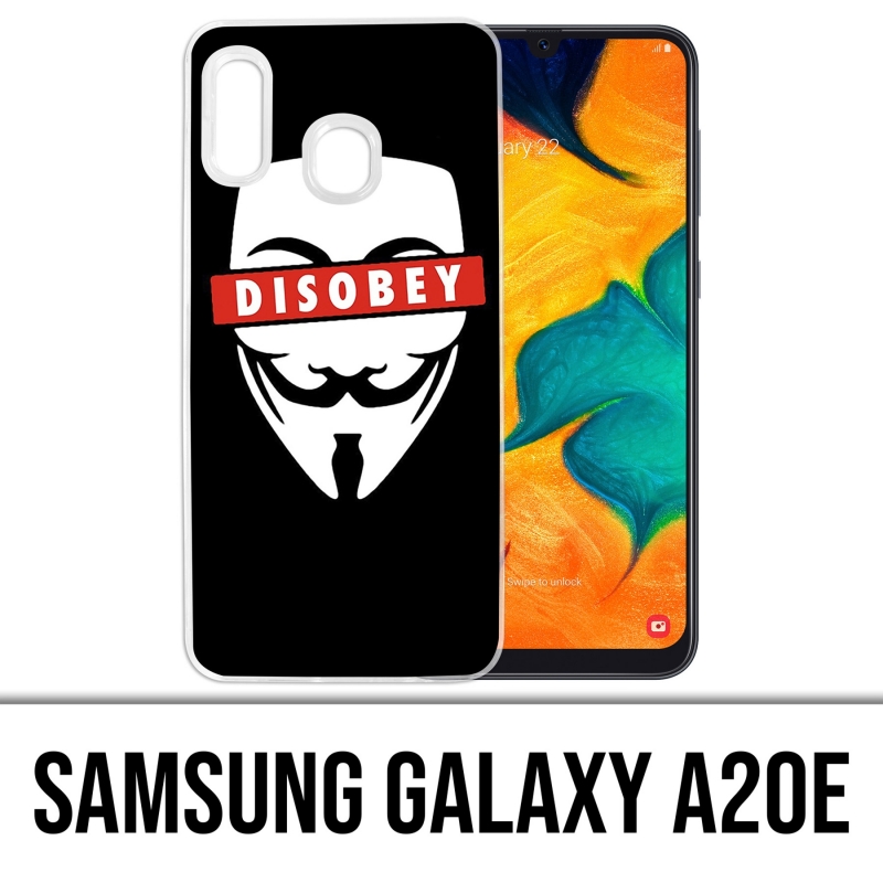 Custodie e protezioni Samsung Galaxy A20e - Disobbedire a Anonymous