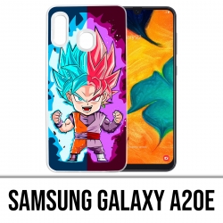 Samsung Galaxy A20e Case - Dragon Ball Black Goku Cartoon