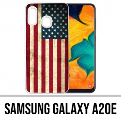 Coque Samsung Galaxy A20e - Drapeau Usa