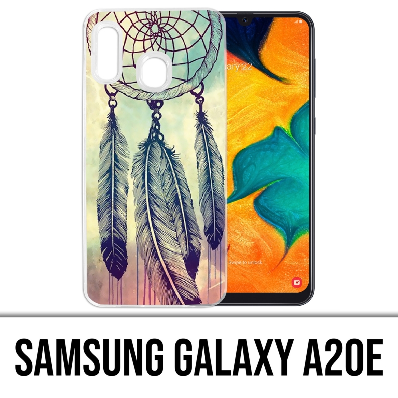 Samsung Galaxy A20e Case - Feathers Dreamcatcher