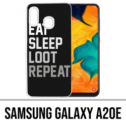 Samsung Galaxy A20e Case - Eat Sleep Loot Repeat