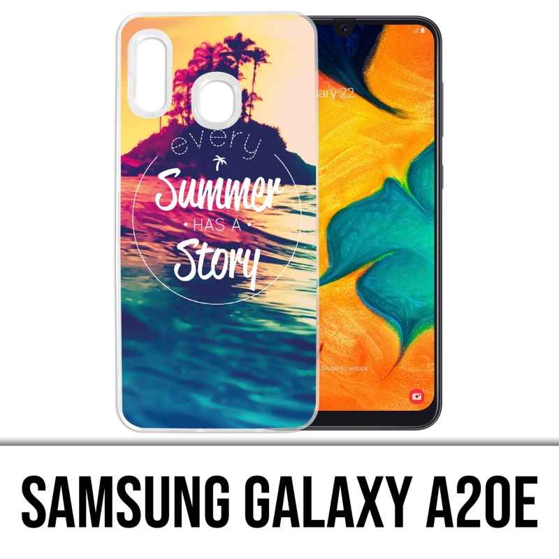 Samsung Galaxy A20e Case - Jeder Sommer hat Geschichte