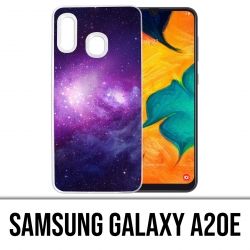Funda Samsung Galaxy A20e - Galaxy púrpura