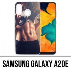 Funda Samsung Galaxy A20e - Chica Musculación