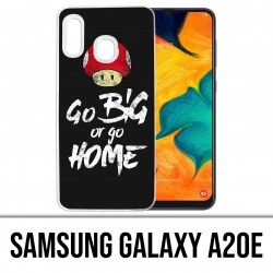 Samsung Galaxy A20e Case - Go Big Or Go Home Bodybuilding