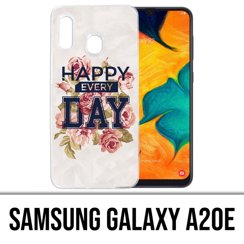 Funda Samsung Galaxy A20e - Rosas felices todos los días