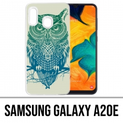 Custodia per Samsung Galaxy A20e - Gufo astratto